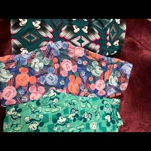 Price is for all 3 pairs LuLaRoe Disney leggings